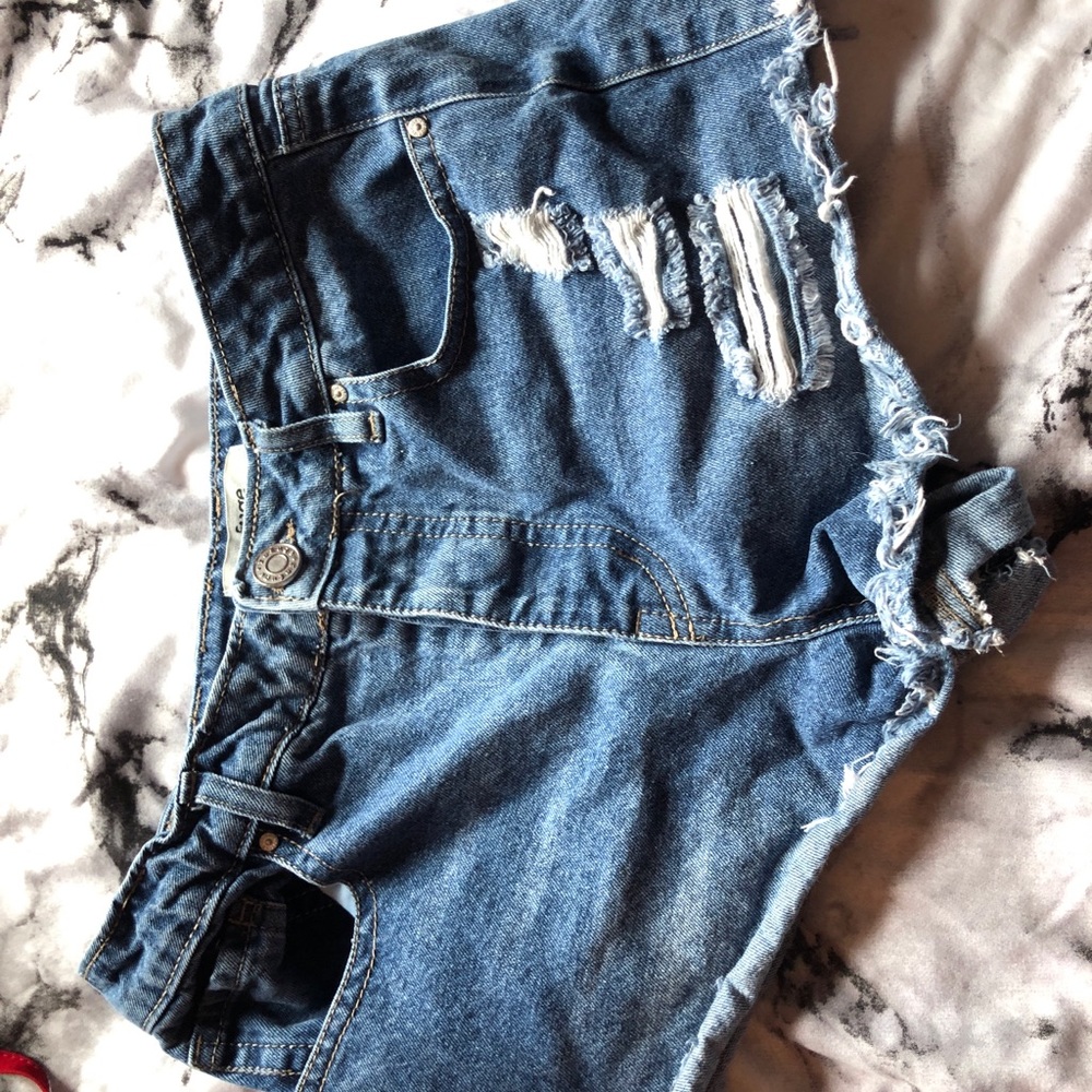 high waisted shorts